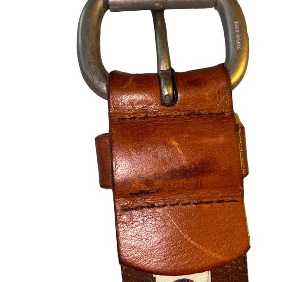 Fossil size 36 waist leather unisex belt - Picture 4 of 7